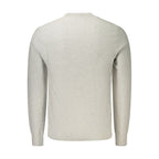 Gray Cotton Men's Pullover