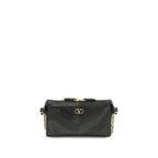 Black Napa Leather / Calf Bos Taurus Shoulder Bag