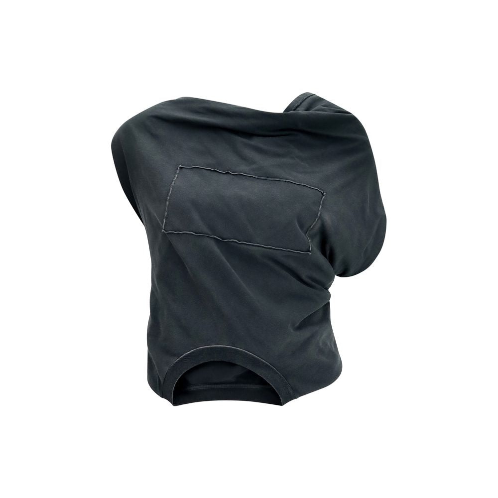 Gray Cotton Blouse