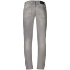 Grey Cotton Men's Jeans