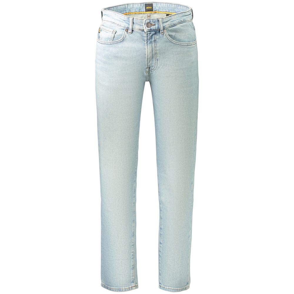 Azzurro Cotton Uomo Jeans