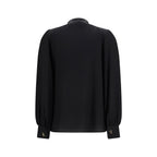 Black Silk Blouse