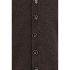 Brown Cashmere Cardigan