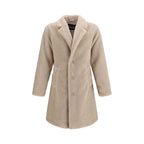 Beige Polyester Coat