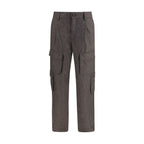 Brown Wool Oves Aries Cargo Pants