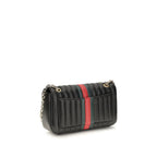 Black Calf Leather Bos Taurus Shoulder Bag