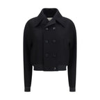 Black Wool Oves Aries Bomber