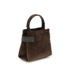Brown Calf Leather Bos Taurus Handbag