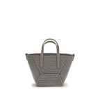 Gray Calf Leather Bos Taurus Shoulder Bag