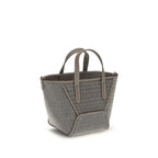 Gray Calf Leather Bos Taurus Shoulder Bag