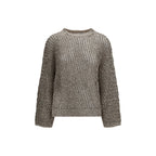 Beige Silk Sweatshirt
