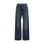 Blue Cotton Jeans Denim