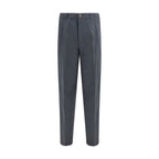 Gray Wool Oves Aries Dress Pants