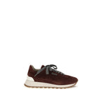 Bordeaux Calf Leather Bos Taurus Athletic Sneakers