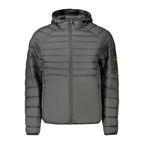 Black Polyester Men's Jacket