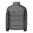 Black Polyester Men's Jacket