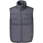 Blue Polyester Men's Vest