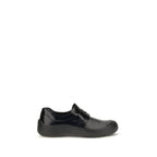 Black Calf Leather Bos Taurus Slip-On Loafers
