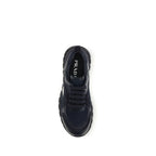Blue Fabric Athletic Sneakers