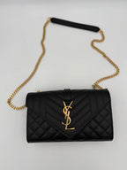 Bicolor Leather Handbag