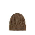 Brown Alpaca Vicugna Pacos Beanie