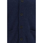 Blue Cashmere Cardigan