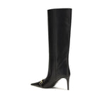 Black Calf Leather Bos Taurus Boots