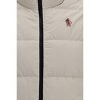 Beige Polyester Full-Length Jacket