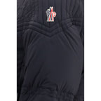 Black Polyamide Full-Length Jacket