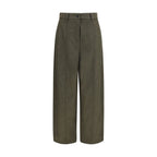 Bicolor Wool Oves Aries Casual Pants