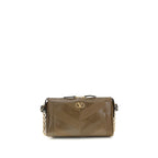 Brown Napa Leather / Calf Bos Taurus Shoulder Bag