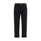 Black Cotton Jeans Denim
