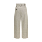 Beige Wool Oves Aries Dress Pants