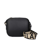 Black Leather Crossbody Bag