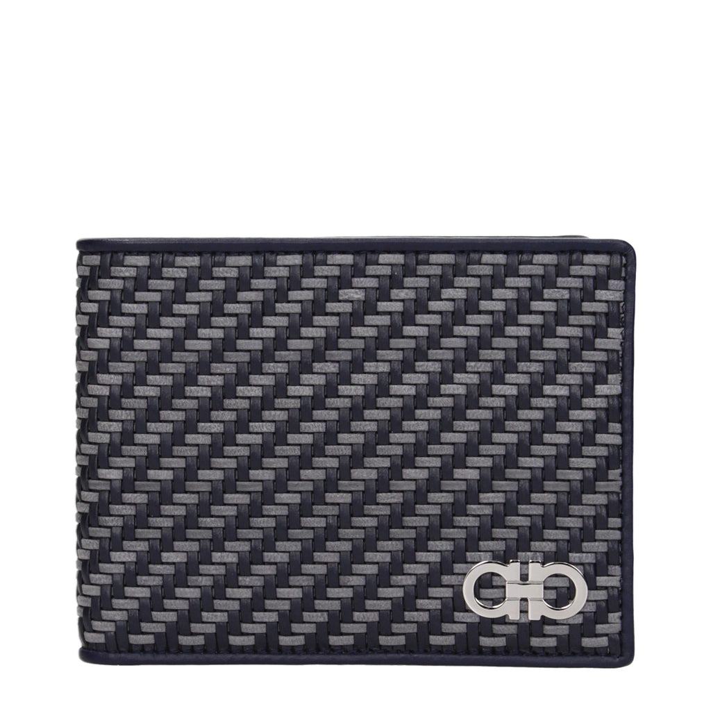 Blue Leather Wallet