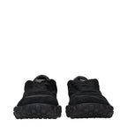 Black Fabric Sneakers
