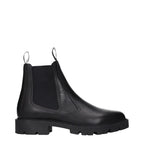Black Leather Ankle Boots