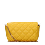 Yellow Leather Crossbody Bag