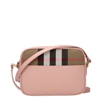 Pink Leather Crossbody Bag