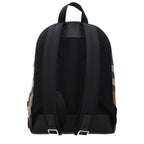 Beige Fabric Backpack
