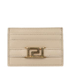Beige Leather Cardholder