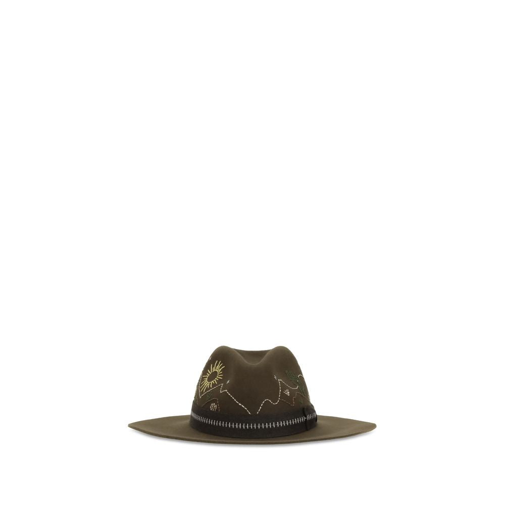 Bicolor Wool Oves Aries Fedora