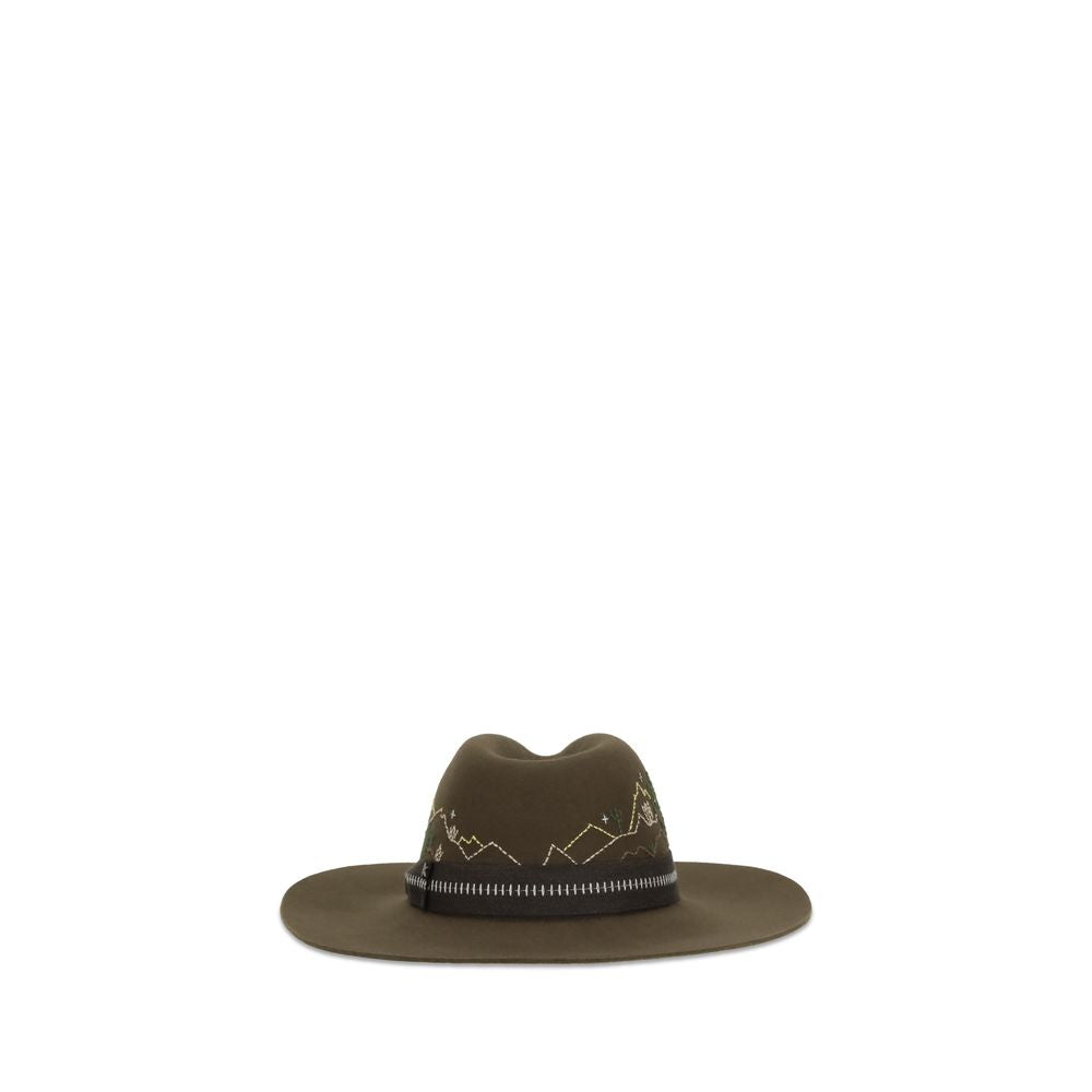 Bicolor Wool Oves Aries Fedora