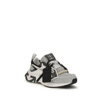 Gray Fabric Athletic Sneakers