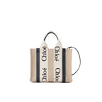 Beige Linen Tote Bag