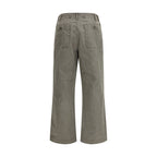 Bicolor Cotton Casual Pants