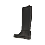 Black Polyurethane Rain Boots