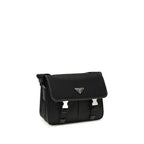 Black Polyamide Shoulder Bag