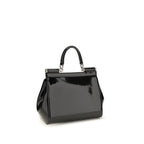 Black Calf Leather Bos Taurus Handbag