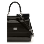 Black Calf Leather Bos Taurus Handbag